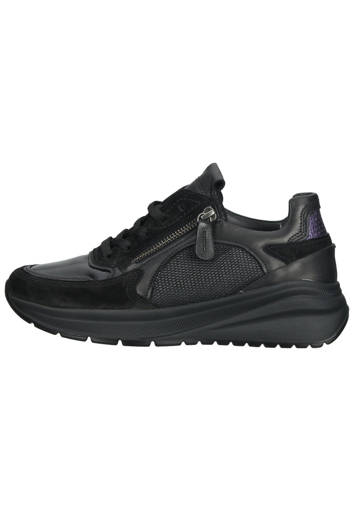 Gabor Comfort Sneaker Leder/Textil Schwarz Kombi