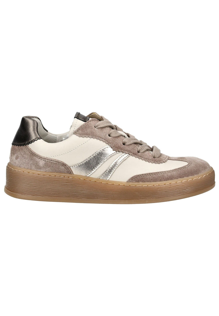 Gabor Comfort Sneaker Leder Weiß/Beige