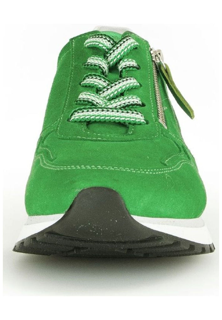 Gabor Comfort Sneaker Leder Weiß/Grün