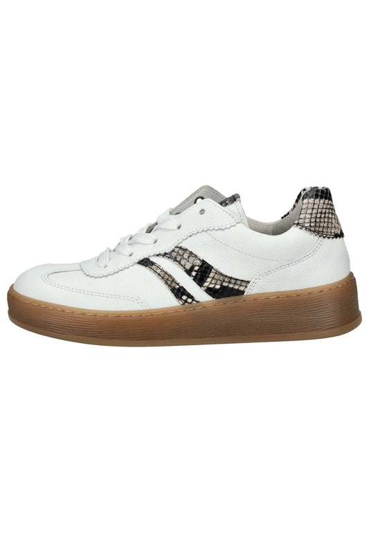 Gabor Comfort Sneaker Leder Weiß/Schwarz