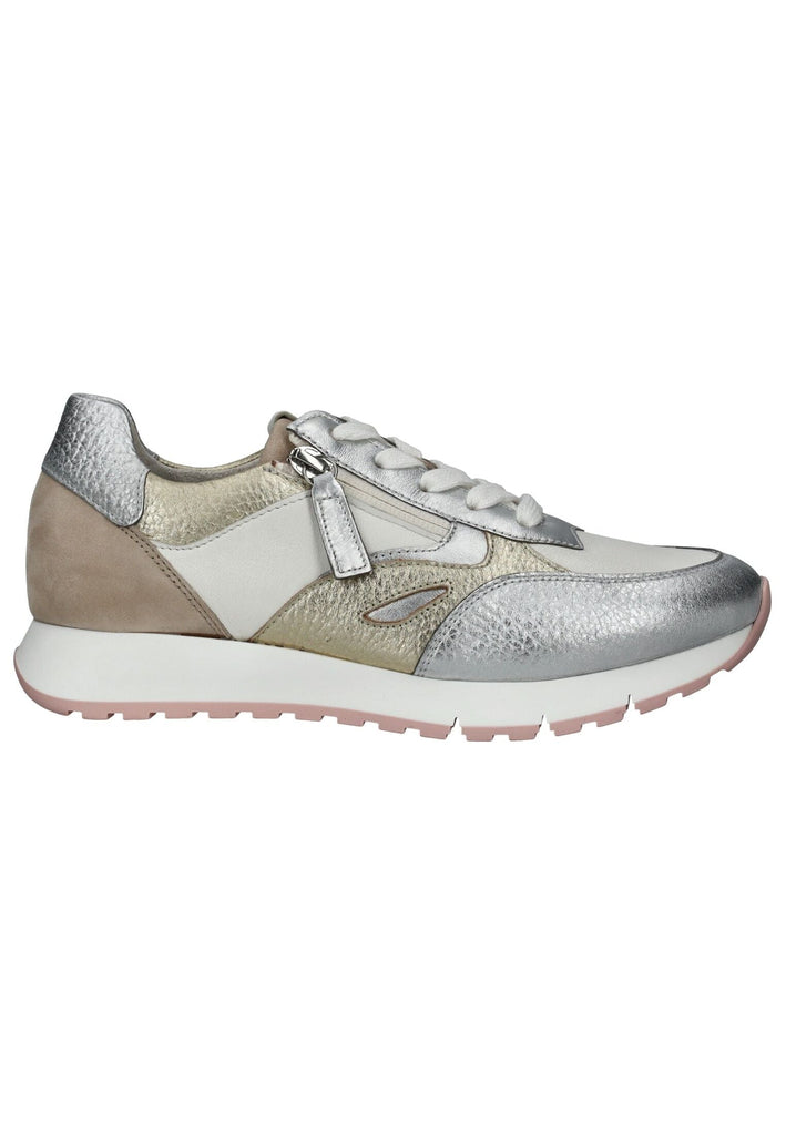 Gabor Comfort Sneaker Nappaleder Silber