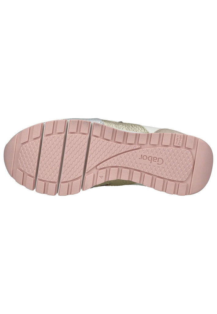 Gabor Comfort Sneaker Nappaleder Silber