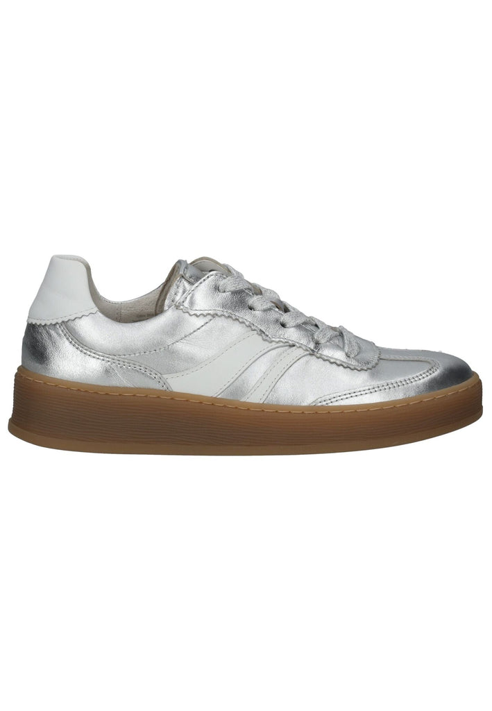 Gabor Comfort Sneaker Nappaleder Silber