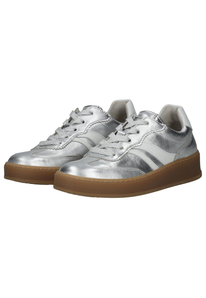 Gabor Comfort Sneaker Nappaleder Silber