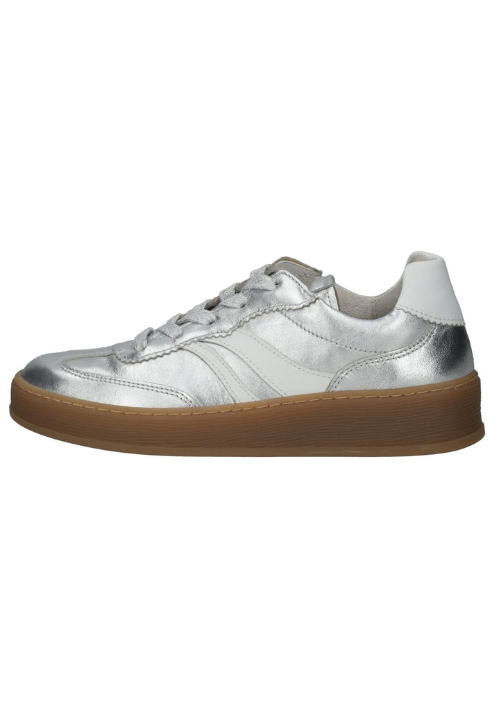 Gabor Comfort Sneaker Nappaleder Silber