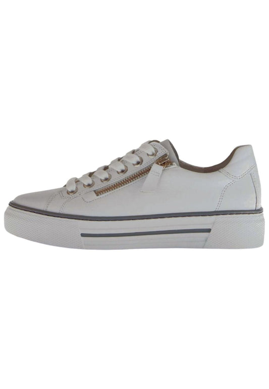 Gabor Comfort Sneaker Nappaleder Weiß