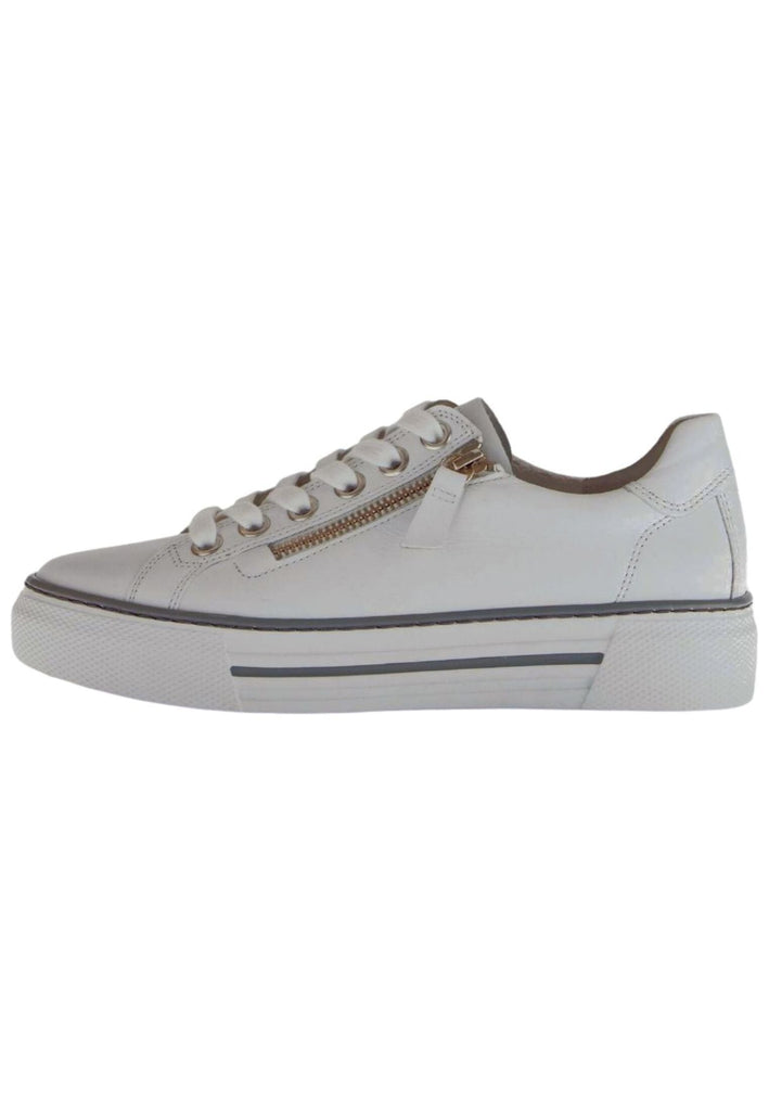 Gabor Comfort Sneaker Nappaleder Weiß