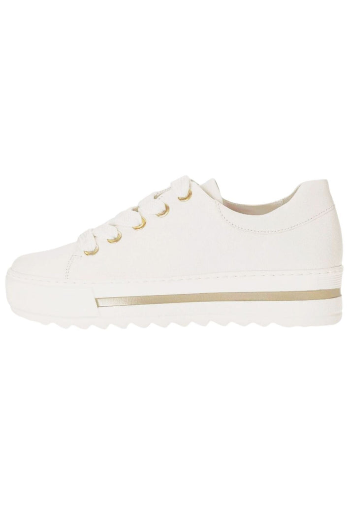 Gabor Comfort Sneaker Nappaleder Weiß