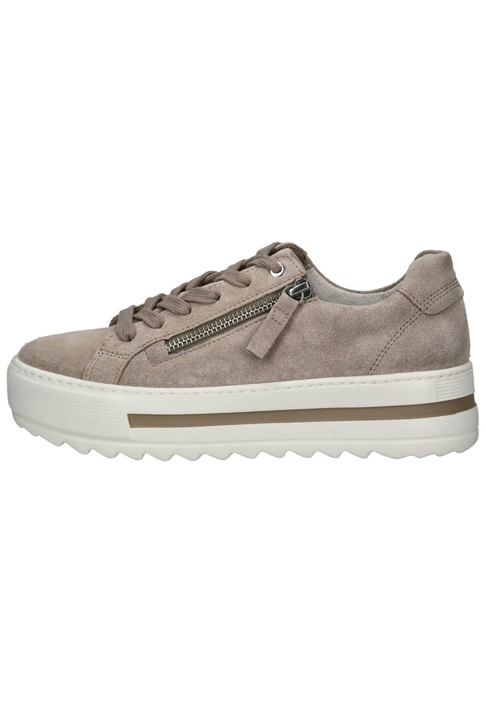 Gabor Comfort Sneaker Veloursleder Beige