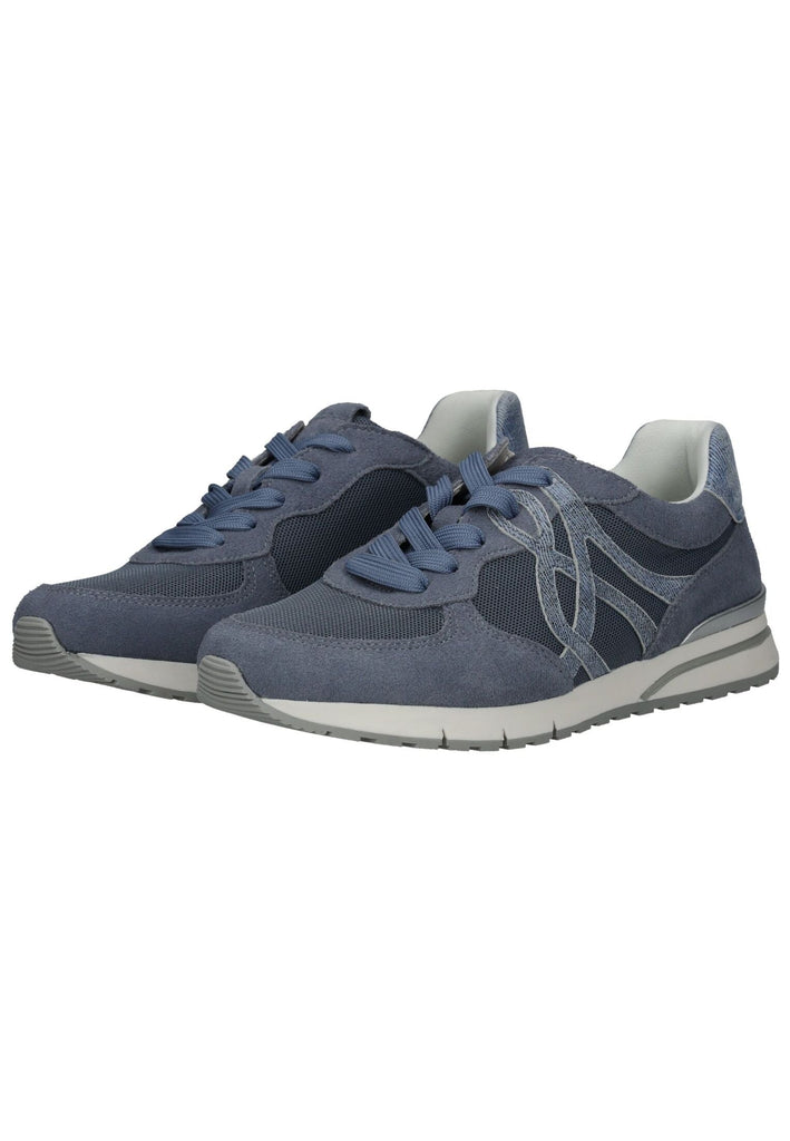 Gabor Comfort Sneaker Veloursleder Blau