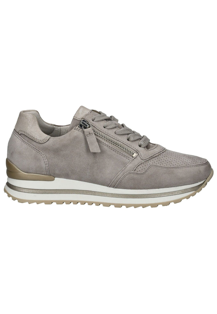 Gabor Comfort Sneaker Veloursleder Grau