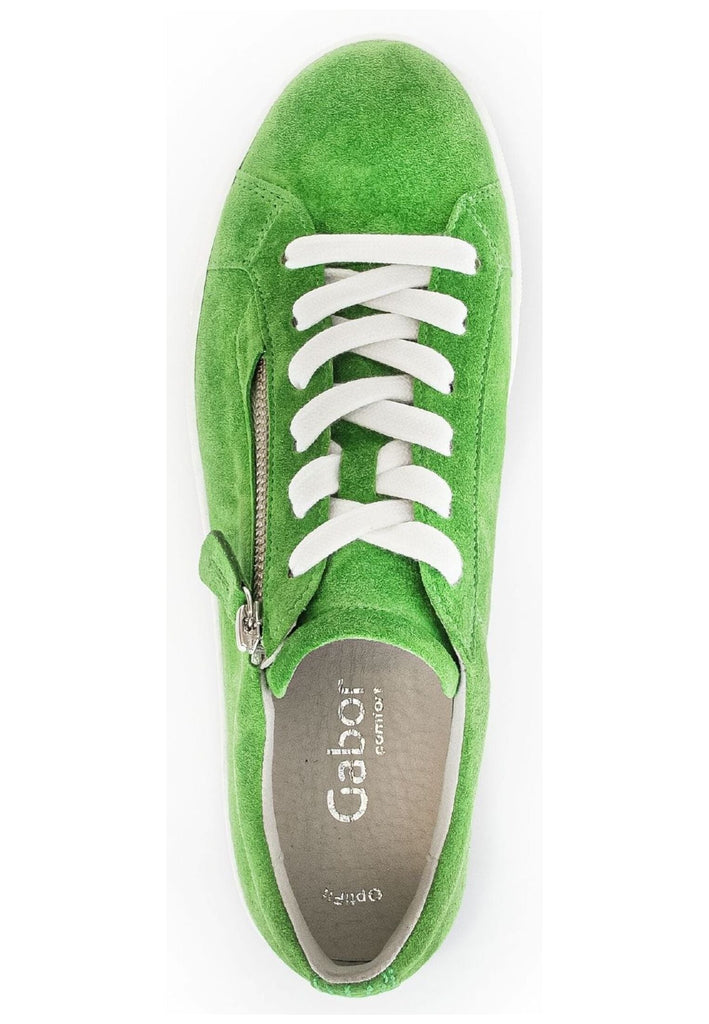 Gabor Comfort Sneaker Veloursleder Green