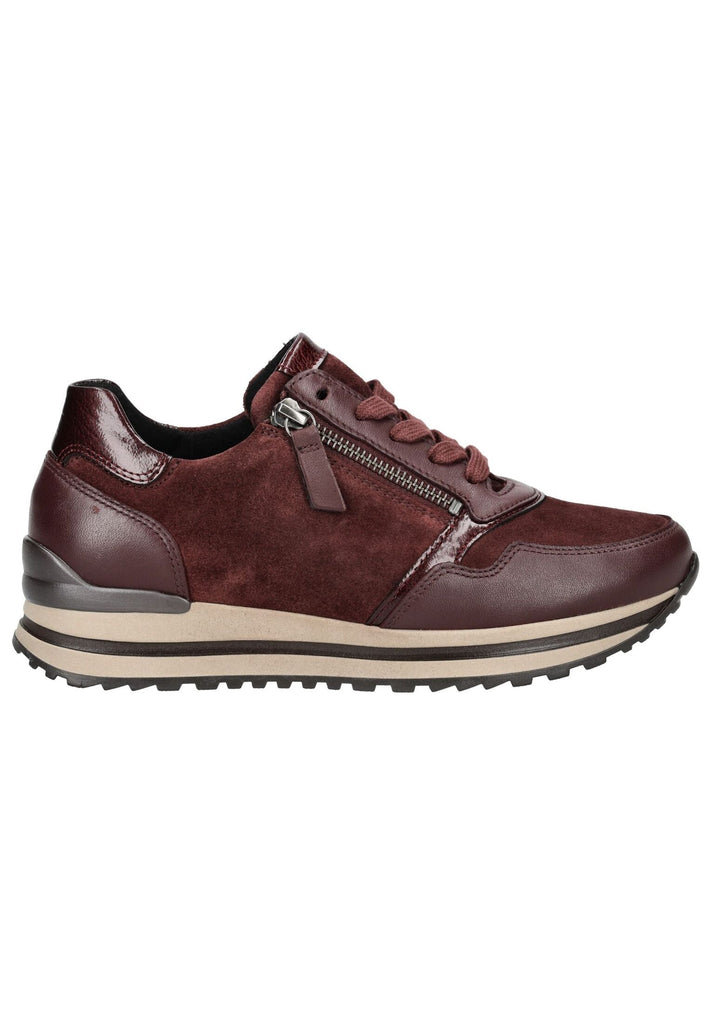 Gabor Comfort Sneaker Veloursleder Merlot