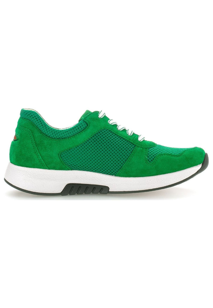 Gabor Comfort Sneaker Veloursleder/Mesh Grün