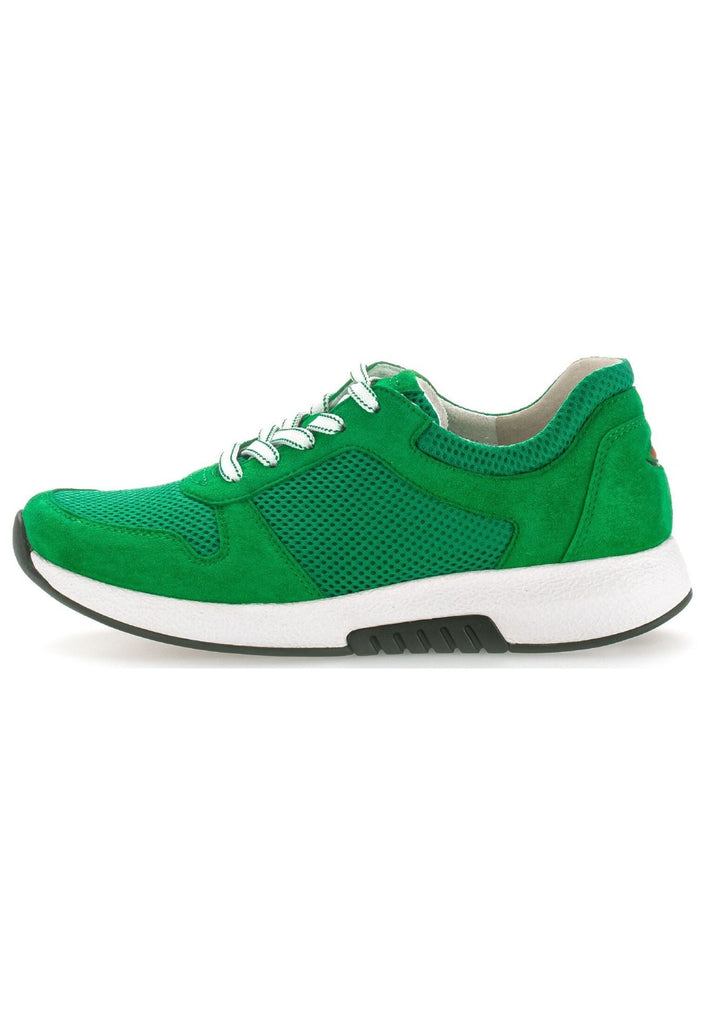 Gabor Comfort Sneaker Veloursleder/Mesh Grün