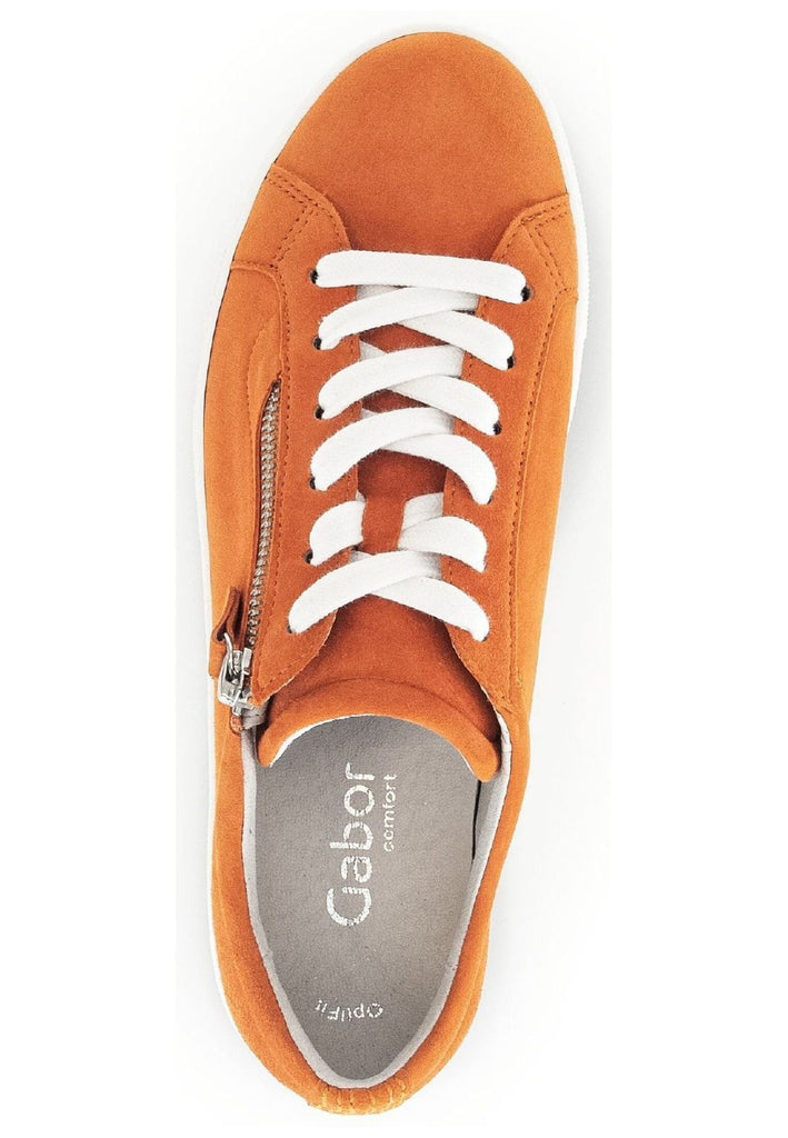 Gabor Comfort Sneaker Veloursleder Orange