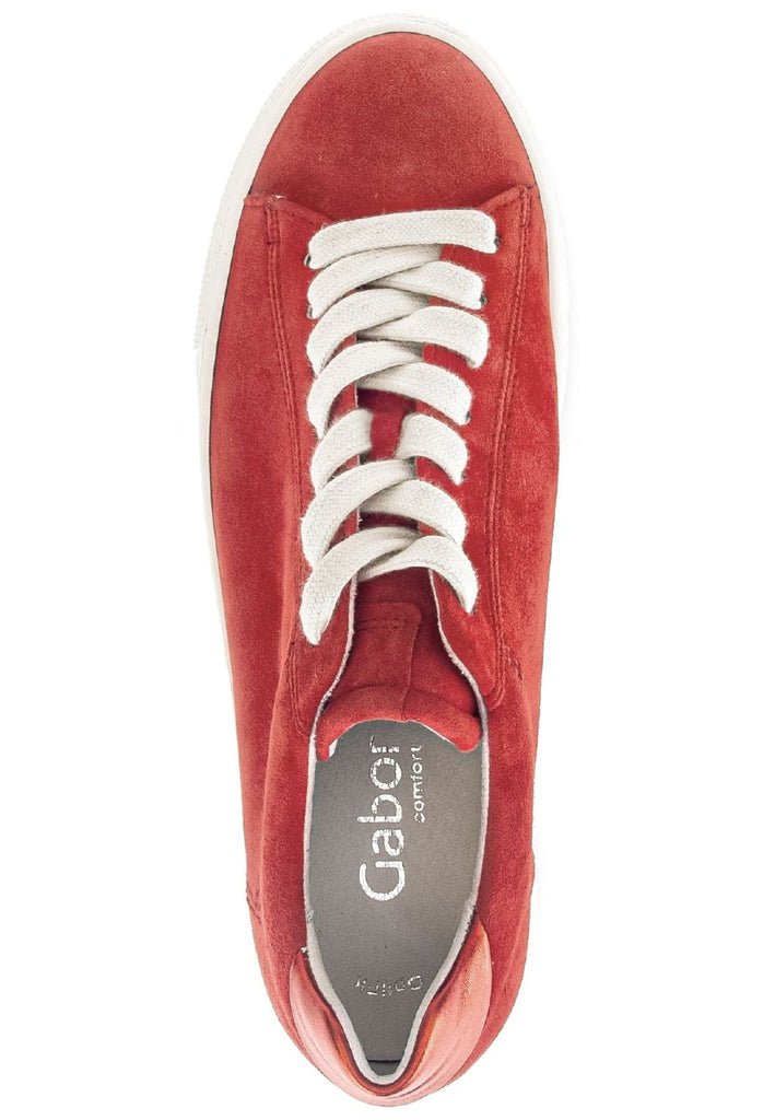 Gabor Comfort Sneaker Veloursleder Rot