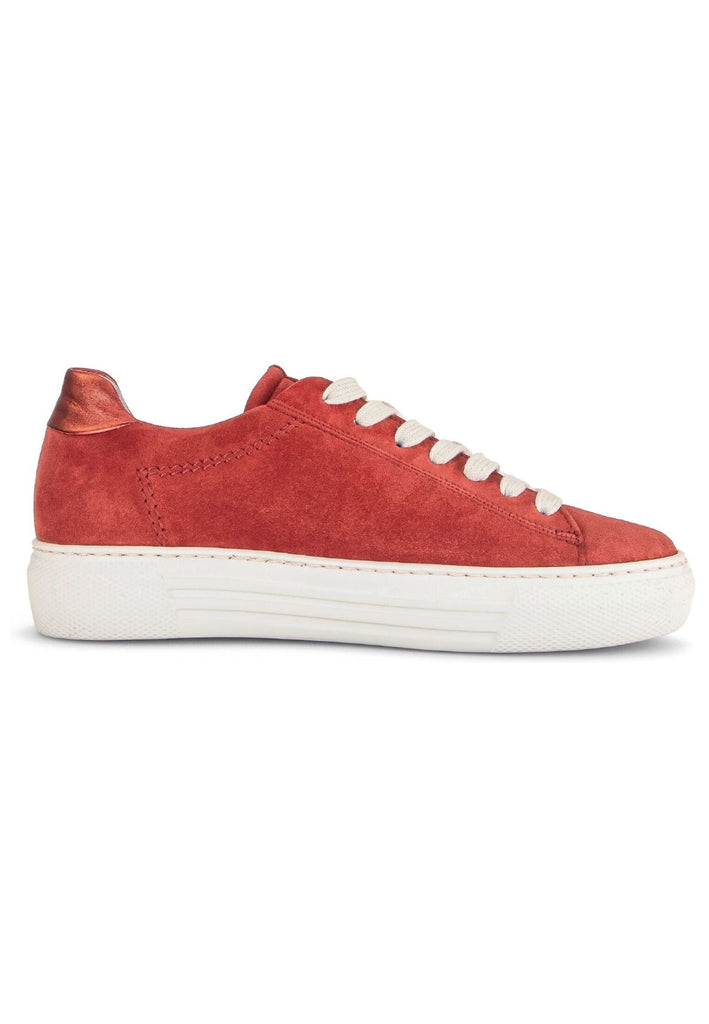 Gabor Comfort Sneaker Veloursleder Rot