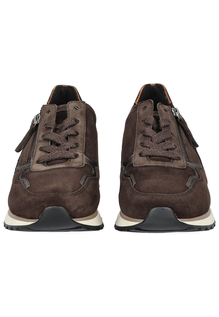 Gabor Comfort Sneaker Veloursleder/Textil Braun/Orange