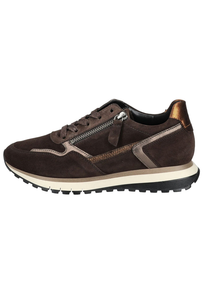 Gabor Comfort Sneaker Veloursleder/Textil Braun/Orange