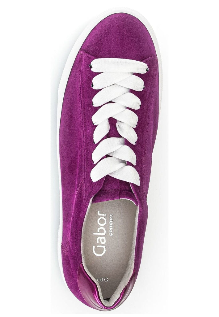 Gabor Comfort Sneaker Veloursleder Violett/Pink