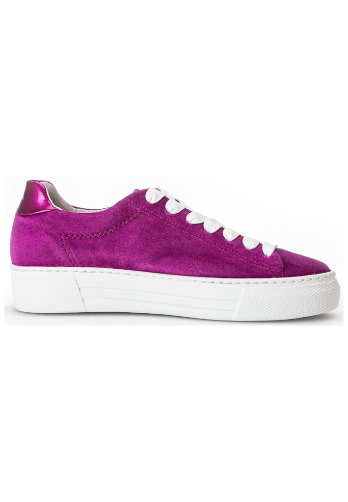 Gabor Comfort Sneaker Veloursleder Violett/Pink