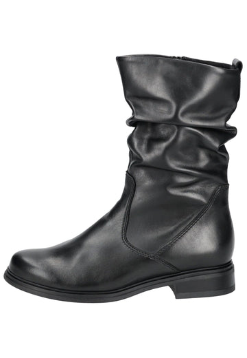 Stiefel Gabor Comfort Stiefel Glattleder Schwarz Warmfutter