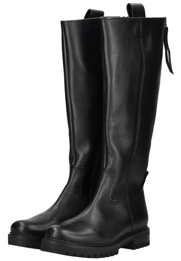 Gabor Comfort Stiefel Glattleder Schwarz