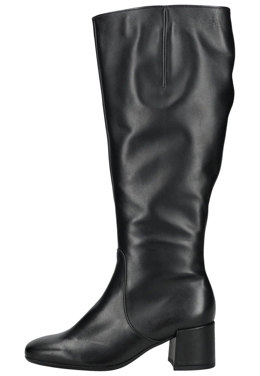 Gabor Comfort Stiefel Glattleder Schwarz