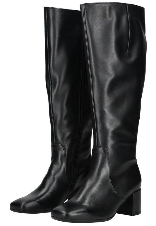 Gabor Comfort Stiefel Glattleder Schwarz