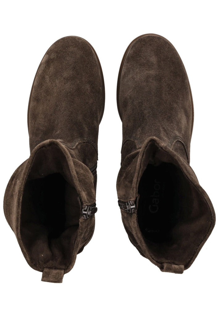 Gabor Comfort Stiefel Veloursleder Braun