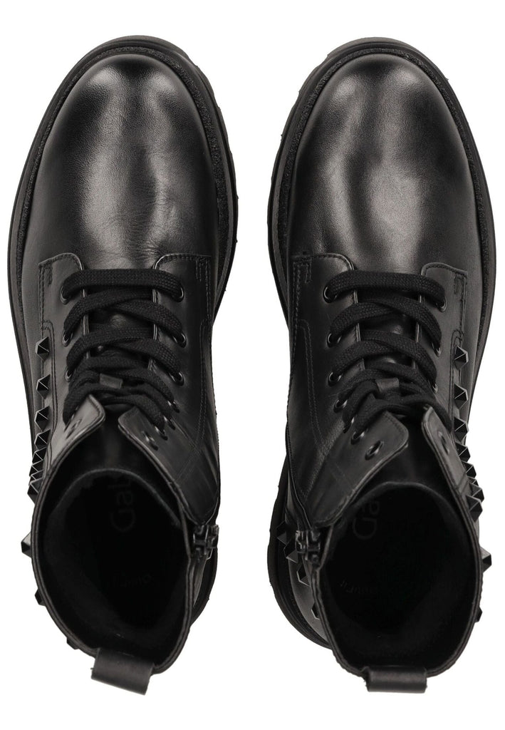 Gabor Comfort Stiefelette Glattleder Schwarz Warmfutter