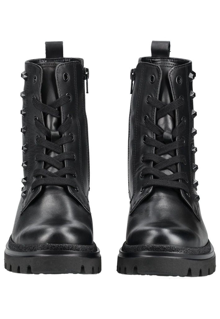 Gabor Comfort Stiefelette Glattleder Schwarz Warmfutter