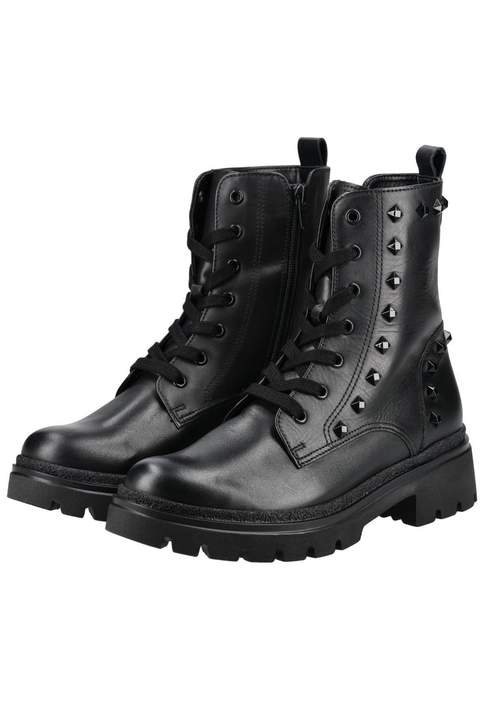 Gabor Comfort Stiefelette Glattleder Schwarz Warmfutter