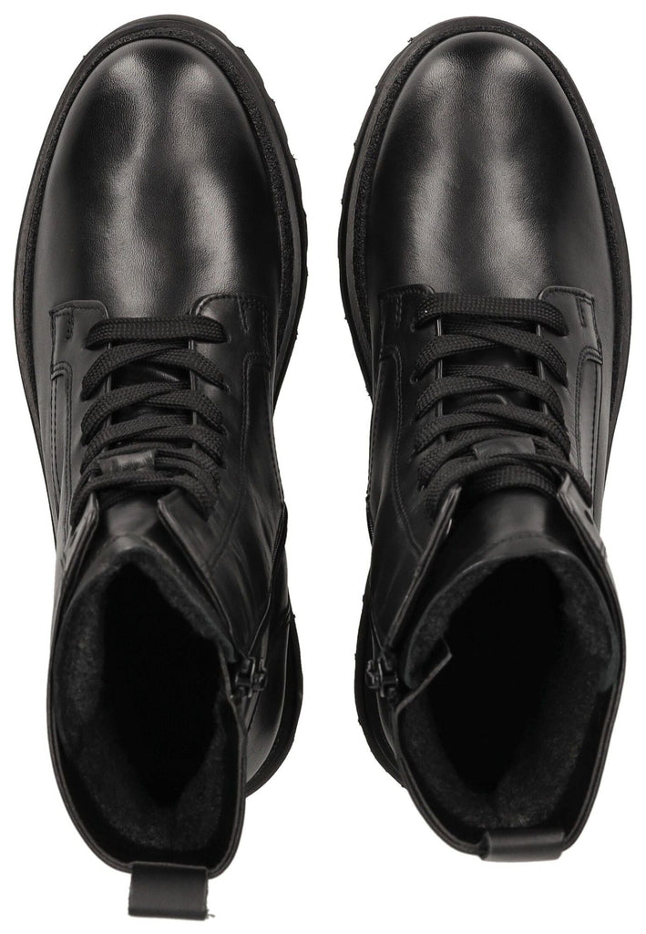 Gabor Comfort Stiefelette Glattleder Schwarz Warmfutter