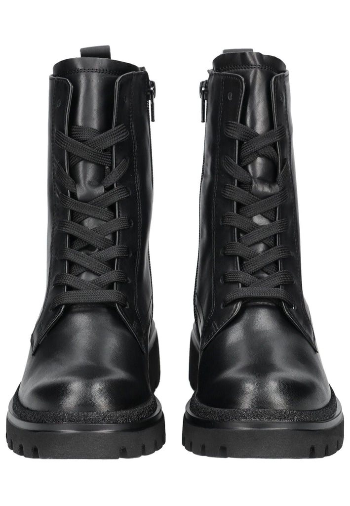 Gabor Comfort Stiefelette Glattleder Schwarz Warmfutter