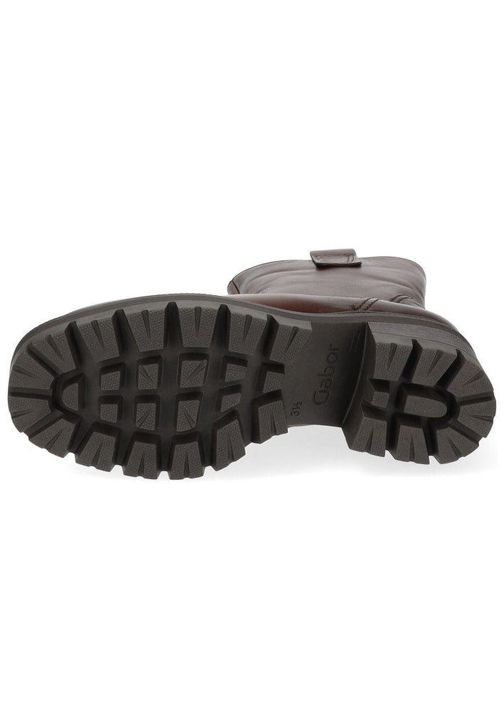 Gabor Comfort Stiefelette Leder Braun Warmfutter
