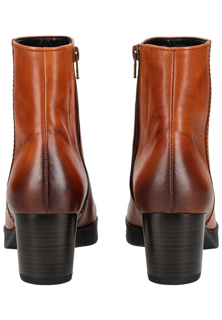 Gabor Comfort Stiefelette Leder Cognac