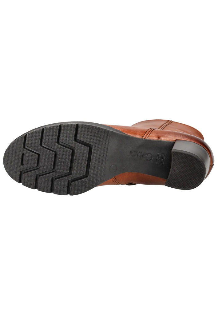 Gabor Comfort Stiefelette Leder Cognac