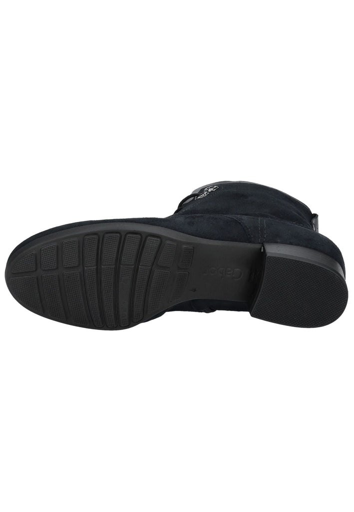 Gabor Comfort Stiefelette Leder Dunkelblau Warmfutter