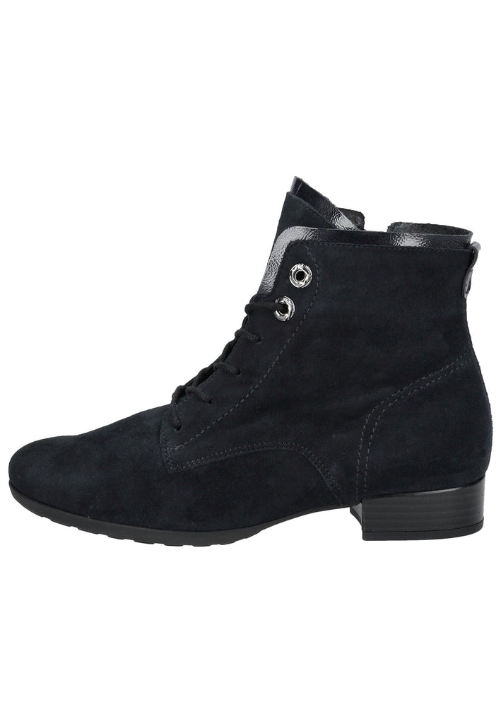 Gabor Comfort Stiefelette Leder Dunkelblau Warmfutter
