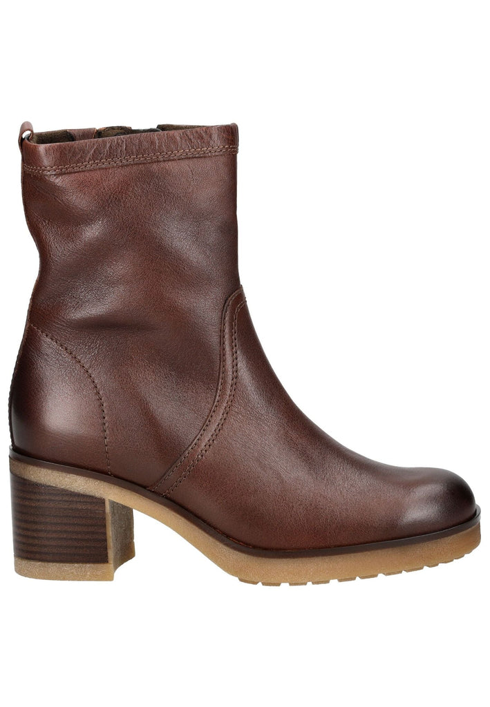 Gabor Comfort Stiefelette Leder Mittelbraun Warmfutter