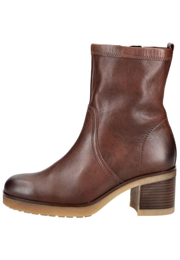 Gabor Comfort Stiefelette Leder Mittelbraun Warmfutter