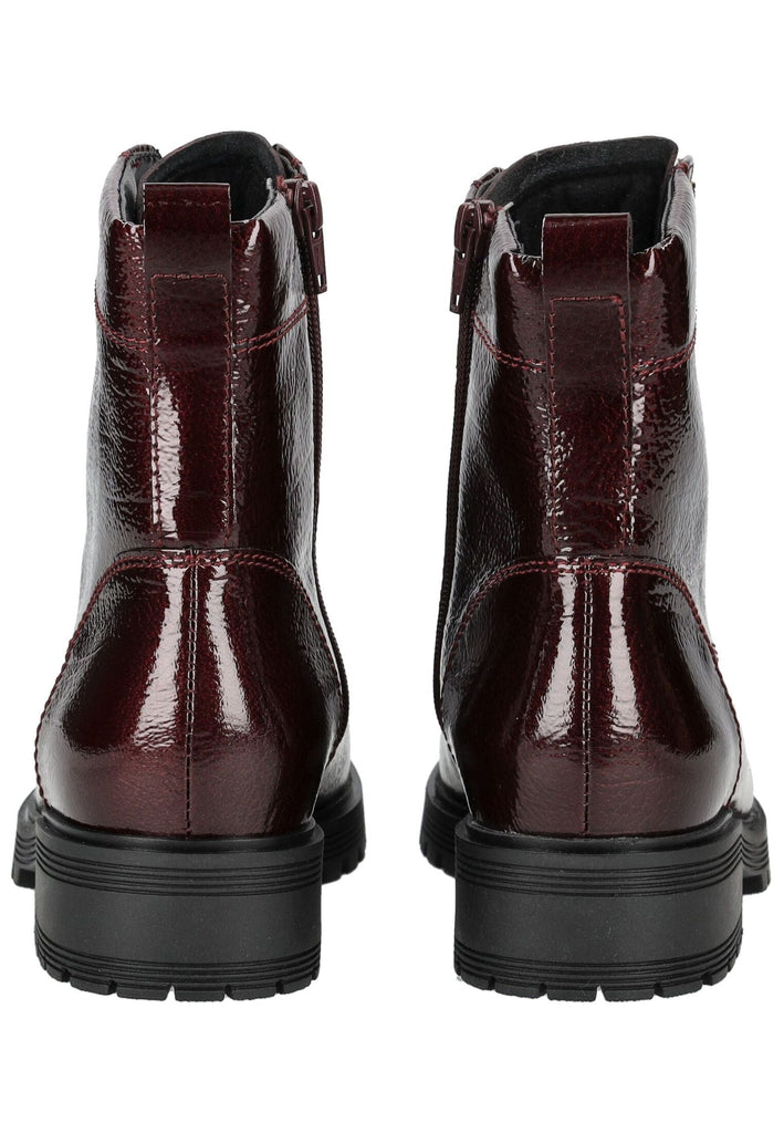 Gabor Comfort Stiefelette Leder Rot Lack