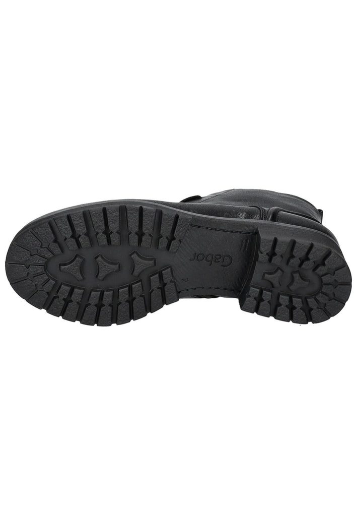 Gabor Comfort Stiefelette Leder Schwarz Warmfutter