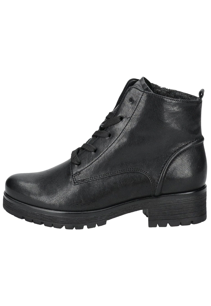 Gabor Comfort Stiefelette Leder Schwarz Warmfutter