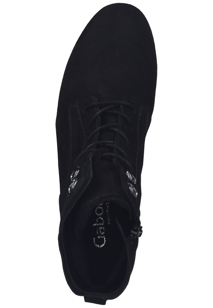 Gabor Comfort Stiefelette Leder Schwarz Warmfutter