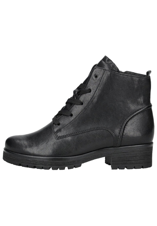 Gabor Comfort Stiefelette Leder Schwarz Warmfutter
