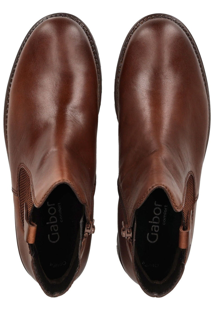 Gabor Comfort Stiefelette Leder/Textil Camel
