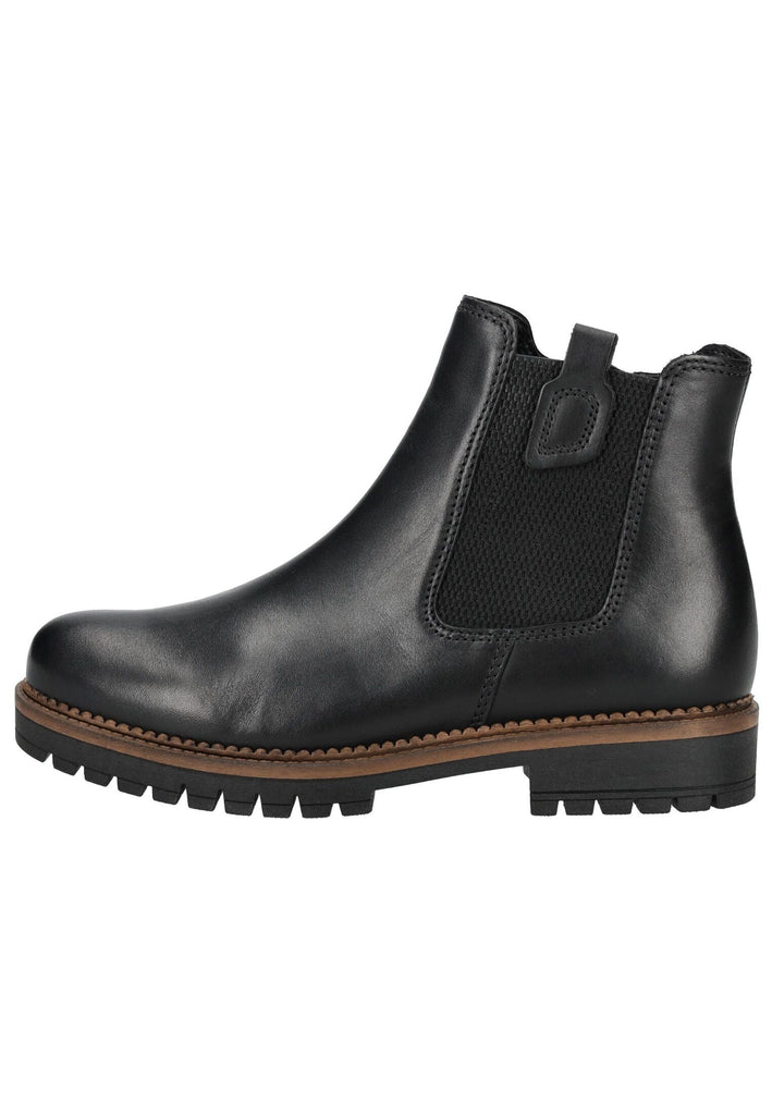 Gabor Comfort Stiefelette Leder/Textil Schwarz